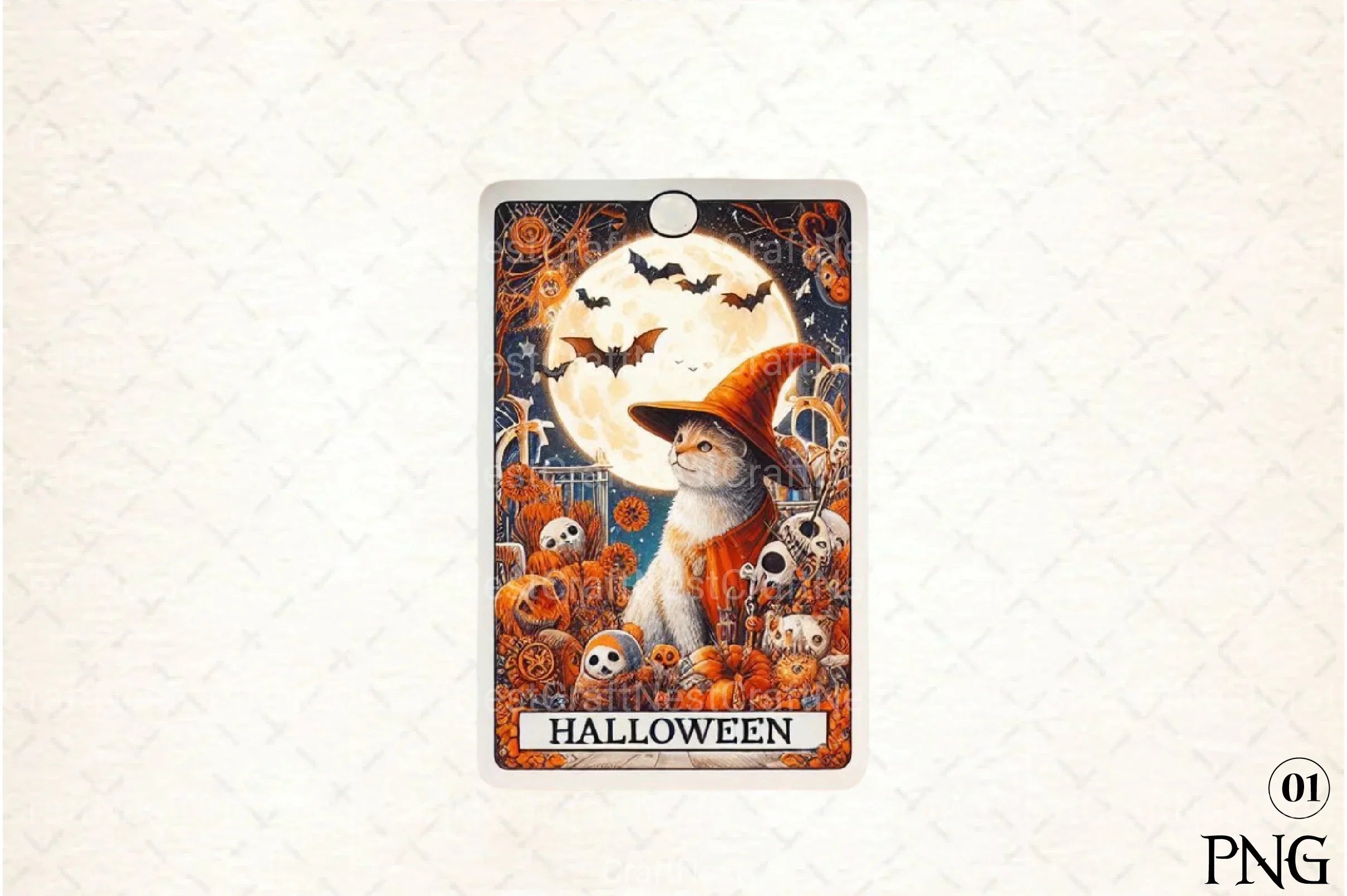 Halloween Tarot Card Clipart Bundle 6 - CraftNest - Digital Crafting and Art