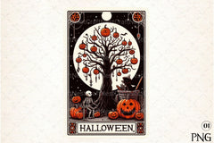 Halloween Tarot Card Clipart Bundle 16 - CraftNest - Digital Crafting and Art