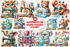 Sewing Machine Clipart Bundle - CraftNest - Digital Crafting and Art