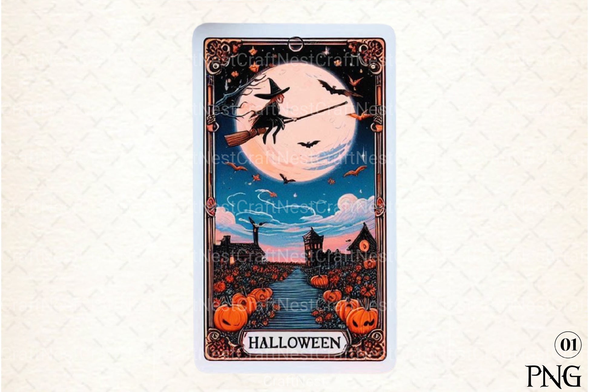 Halloween Tarot Card Clipart Bundle 12 - CraftNest - Digital Crafting and Art