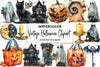 Vintage Halloween Clipart Bundle 1