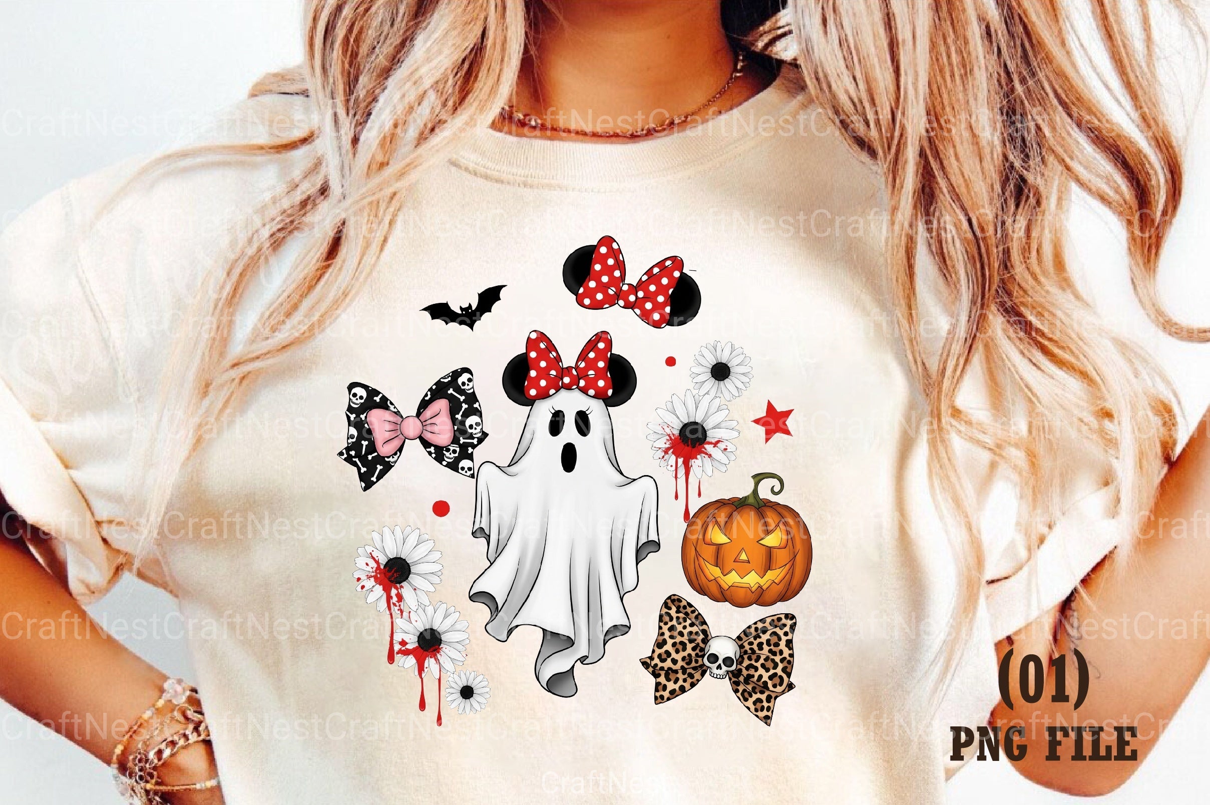 Halloween Ghost Clipart Bundle 15 - CraftNest - Digital Crafting and Art