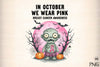 Halloween Breast Cancer Clipart Bundle 3