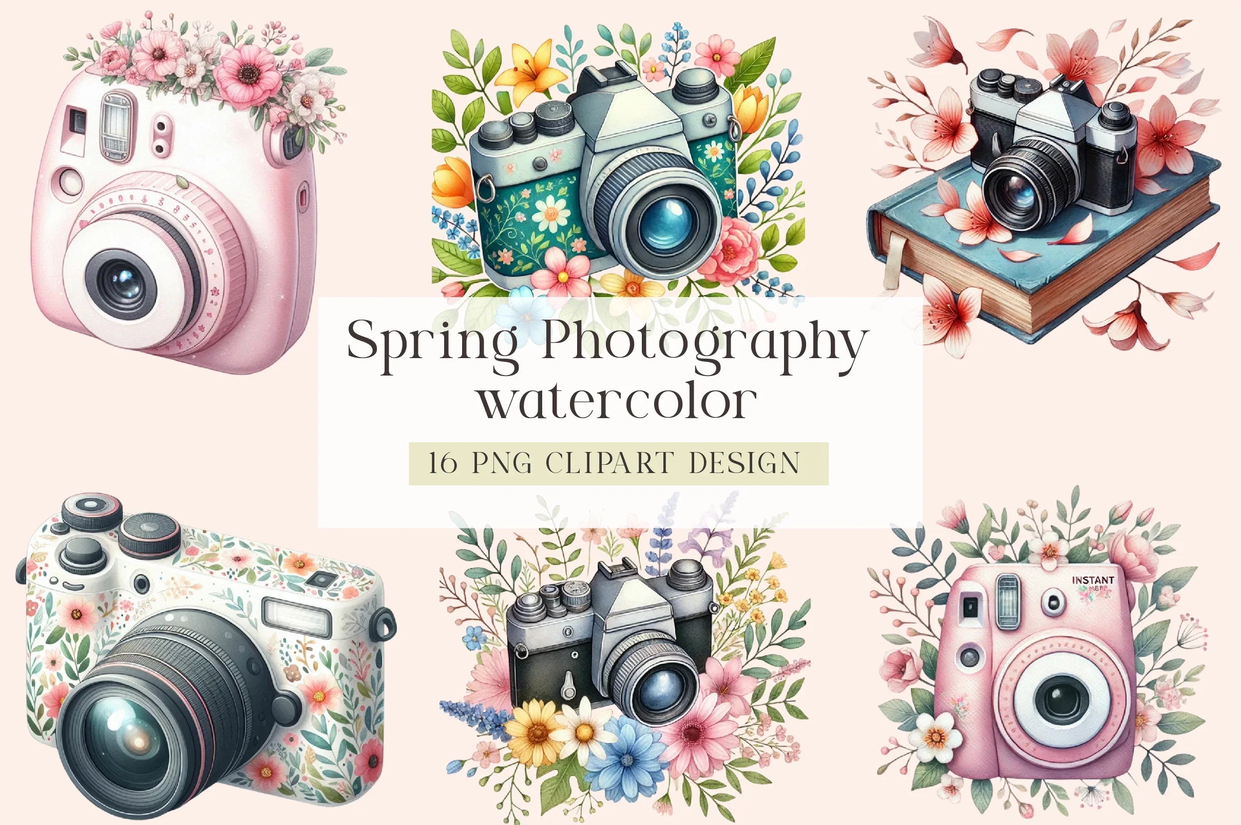 Spring Photography Clipart Bundle - CraftNest - Digital Crafting and Art