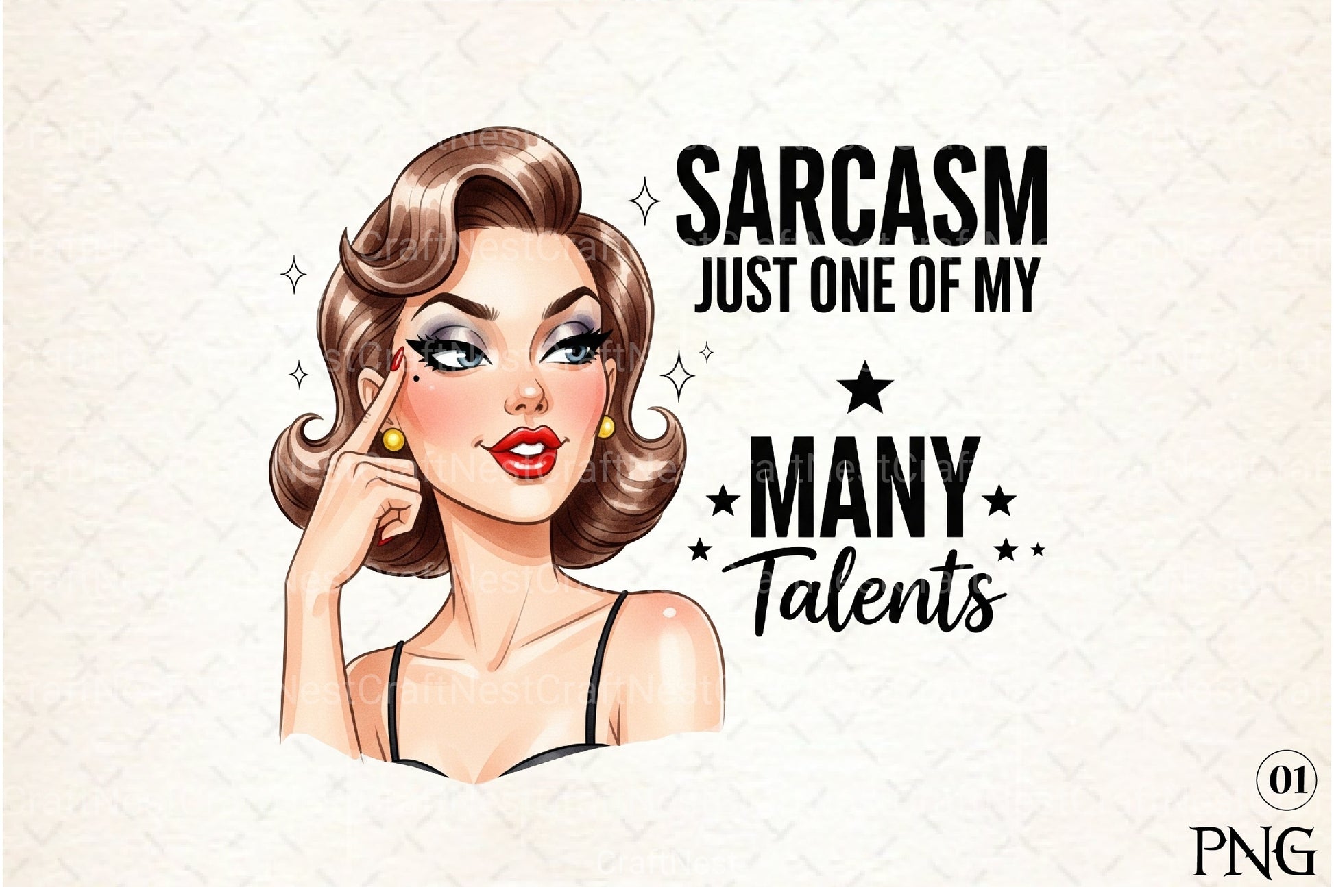 Sarcastic Funny Girl Can't Adult Today Clipart Bundle 4 - CraftNest - Digital Crafting and Art