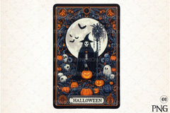 Halloween Tarot Card Clipart Bundle 10 - CraftNest - Digital Crafting and Art