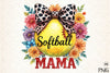 Cute Leopard Bow Softball Sports Mom Clipart Bundle