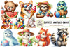 Summer Animals Enjoy Clipart Bundle