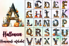 Homemade Alphabet Clipart Bundle - CraftNest - Digital Crafting and Art