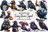 Funny Ravens Clipart Bundle