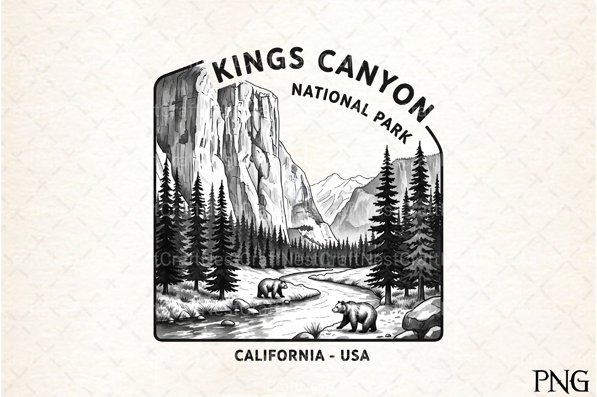 Wild Places: U.S. National Parks Clipart Bundle 3 - CraftNest - Digital Crafting and Art