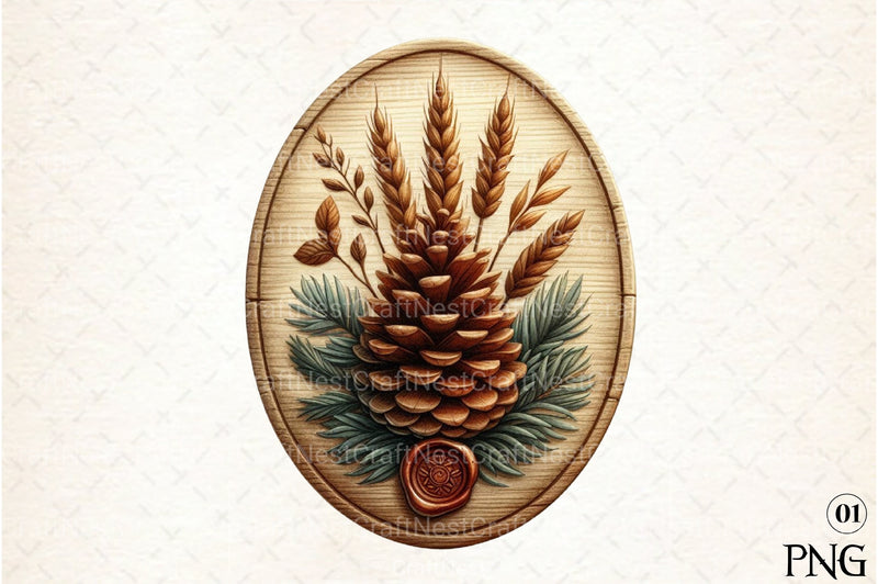 Vintage Wooden Autumn Tags Clipart Bundle 66 - CraftNest - Digital Crafting and Art