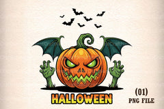 Spooky & Cute Halloween Clipart Bundle - CraftNest - Digital Crafting and Art