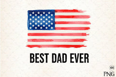Patriotic Best Dad Ever Clipart Bundle 3 - CraftNest - Digital Crafting and Art
