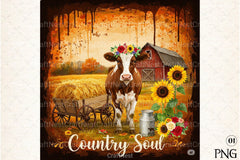 Vintage Country Western Brushstroke Clipart Bundle - CraftNest - Digital Crafting and Art