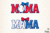 Baseball Mama Coquette Bow Clipart Bundle 2