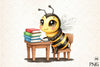 Back to School Bee Clipart Bundle 8
