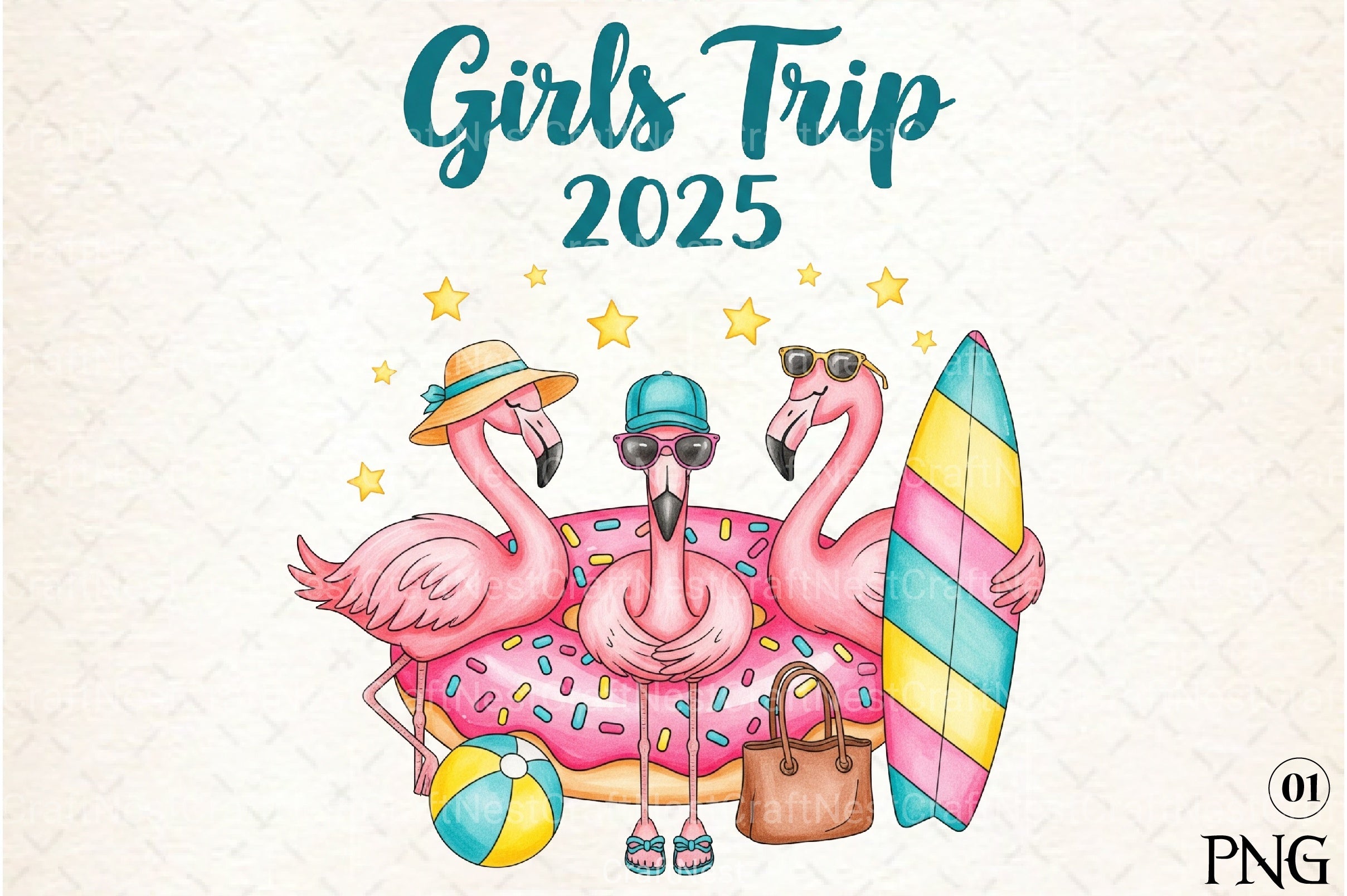 Summer Funny Animals Clipart Bundle 4 - CraftNest - Digital Crafting and Art