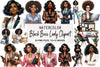 Black Boss Lady Clipart Bundle
