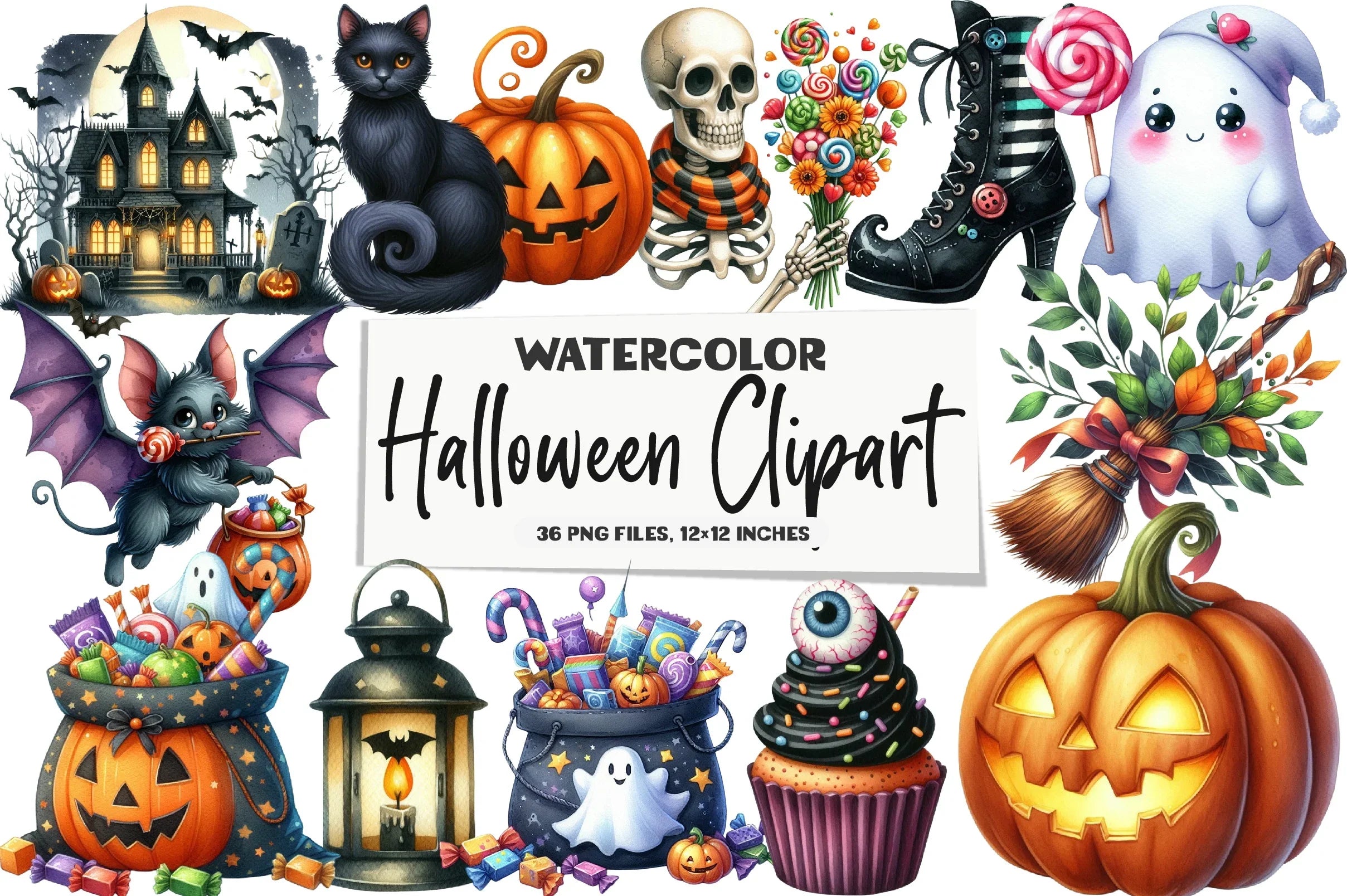 Halloween Clipart Bundle - CraftNest - Digital Crafting and Art