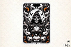 Halloween Tarot Card Clipart Bundle 77 - CraftNest - Digital Crafting and Art