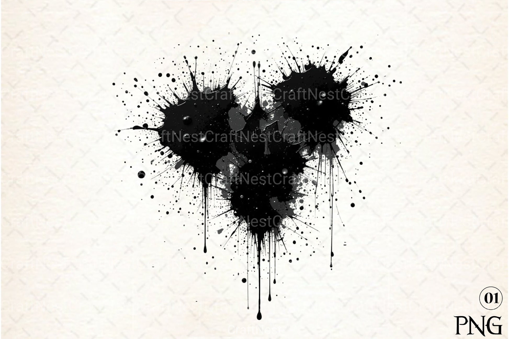 Vector Splatter Clipart Bundle - CraftNest - Digital Crafting and Art