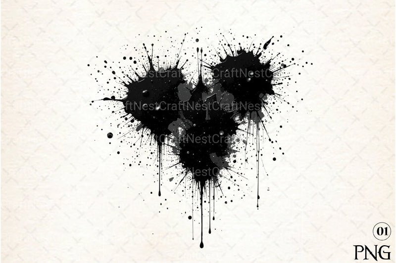 Vector Splatter Clipart Bundle - CraftNest - Digital Crafting and Art