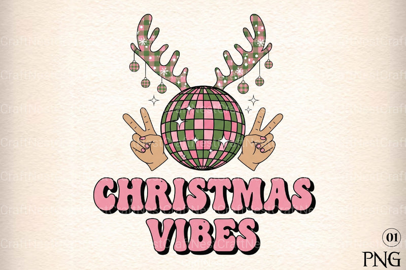 Groovy Christmas Clipart Bundle 2 - CraftNest - Digital Crafting and Art