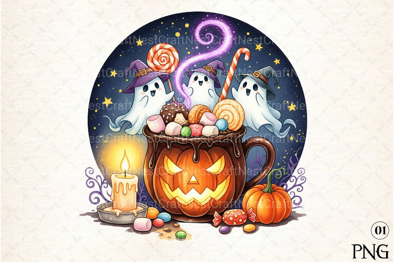 Haunted Halloween Clipart Bundle - CraftNest - Digital Crafting and Art