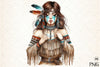 Tribal Boho Girl Clipart Bundle 4