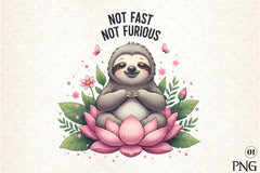 Funny Sloth Quotes Clipart Bundle 232 - CraftNest - Digital Crafting and Art