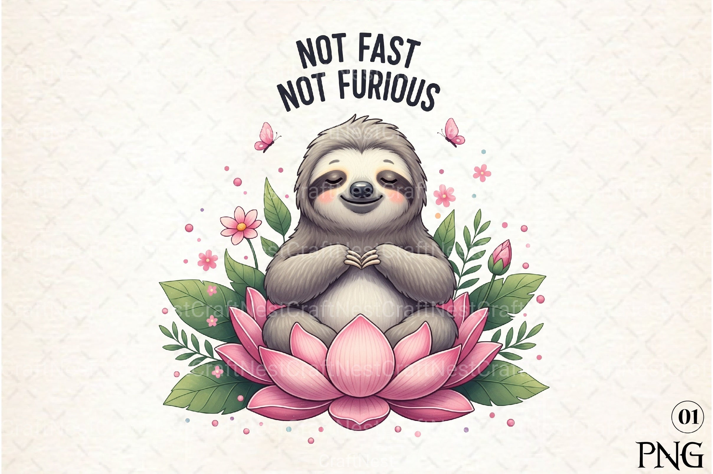 Funny Sloth Quotes Clipart Bundle 232 - CraftNest - Digital Crafting and Art