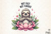 Funny Sloth Quotes Clipart Bundle 232