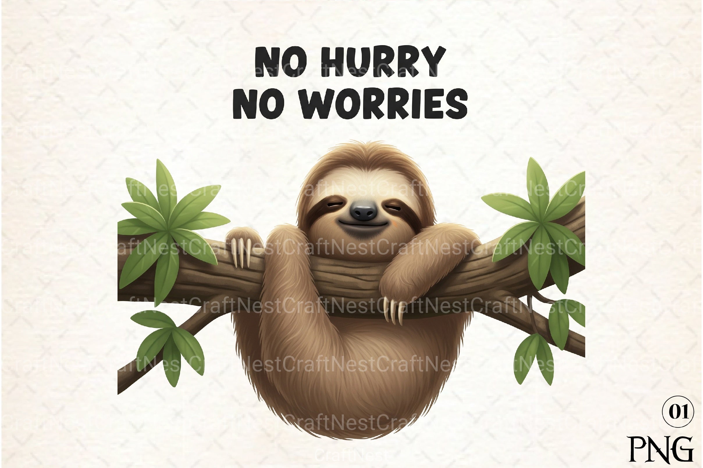 Funny Sloth Quotes Clipart Bundle 57 - CraftNest - Digital Crafting and Art