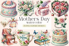 Mother's Day Clipart Bundle - CraftNest - Digital Crafting and Art
