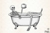 Sarcastic Skeleton Clipart Bundle Collection 3
