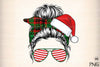 Santa Hat Bun Illustration Clipart Bundle