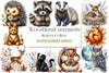 Woodland Animals Design Clipart Bundle