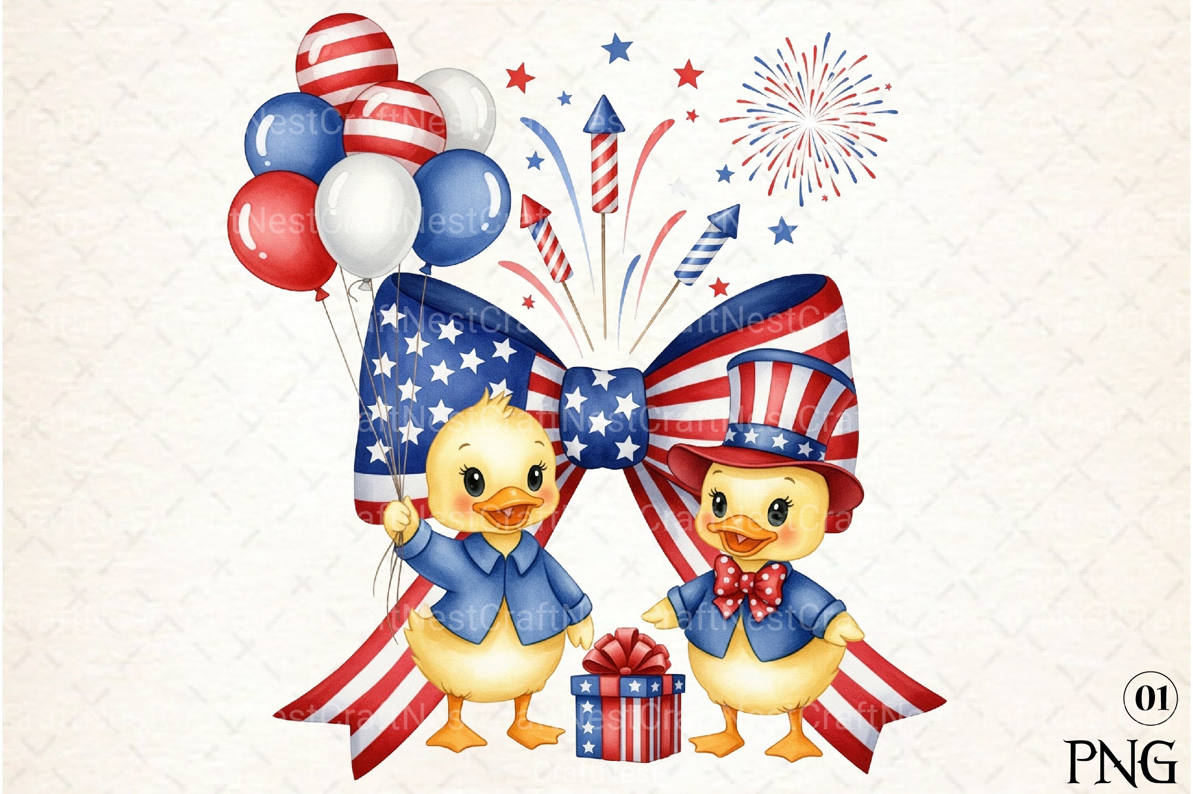 Funny 4th of July Clipart Bundle 5 - CraftNest - Digital Crafting and Art