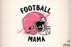 Football Mama Pink Helmet Clipart Bundle