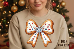 Gingerbread Bow Clipart Bundle - CraftNest - Digital Crafting and Art