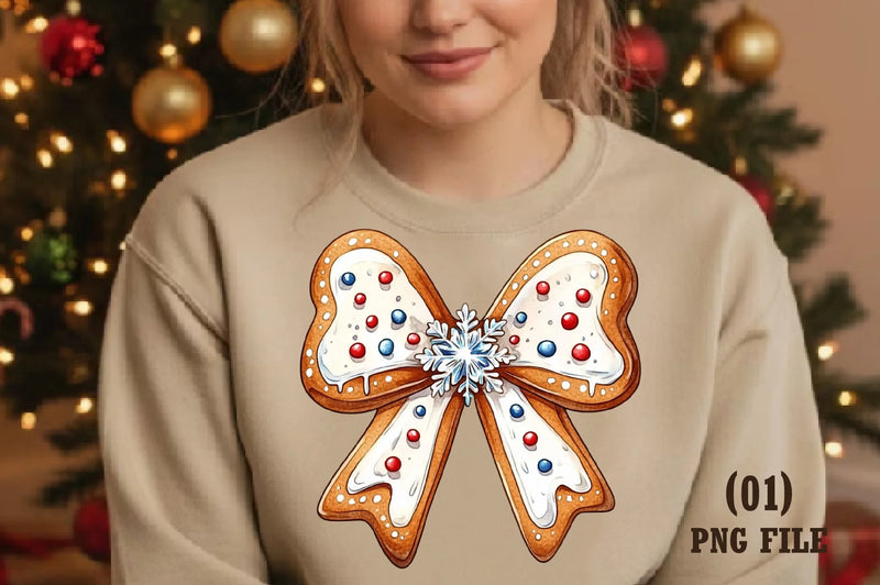 Gingerbread Bow Clipart Bundle - CraftNest - Digital Crafting and Art