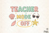 Teacher Summer Mode Off Clipart Bundle