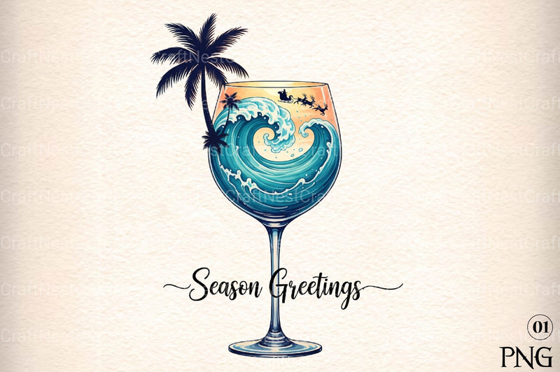 Christmas in July Funny Clipart Bundle 13 - CraftNest - Digital Crafting and Art