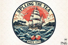 Spilling The Tea Since 1773: 4th of July Clipart Bundle - CraftNest - Digital Crafting and Art