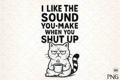 Funny Sarcastic Cat Clipart Bundle 121 - CraftNest - Digital Crafting and Art