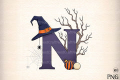 Halloween Alphabet Clipart Bundle 21 - CraftNest - Digital Crafting and Art