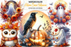 Autumn Dawn Halloween Clipart Bundle 2