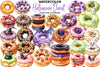 Halloween Donut Clipart Bundle