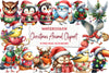 Christmas Animal Clipart Bundle 8